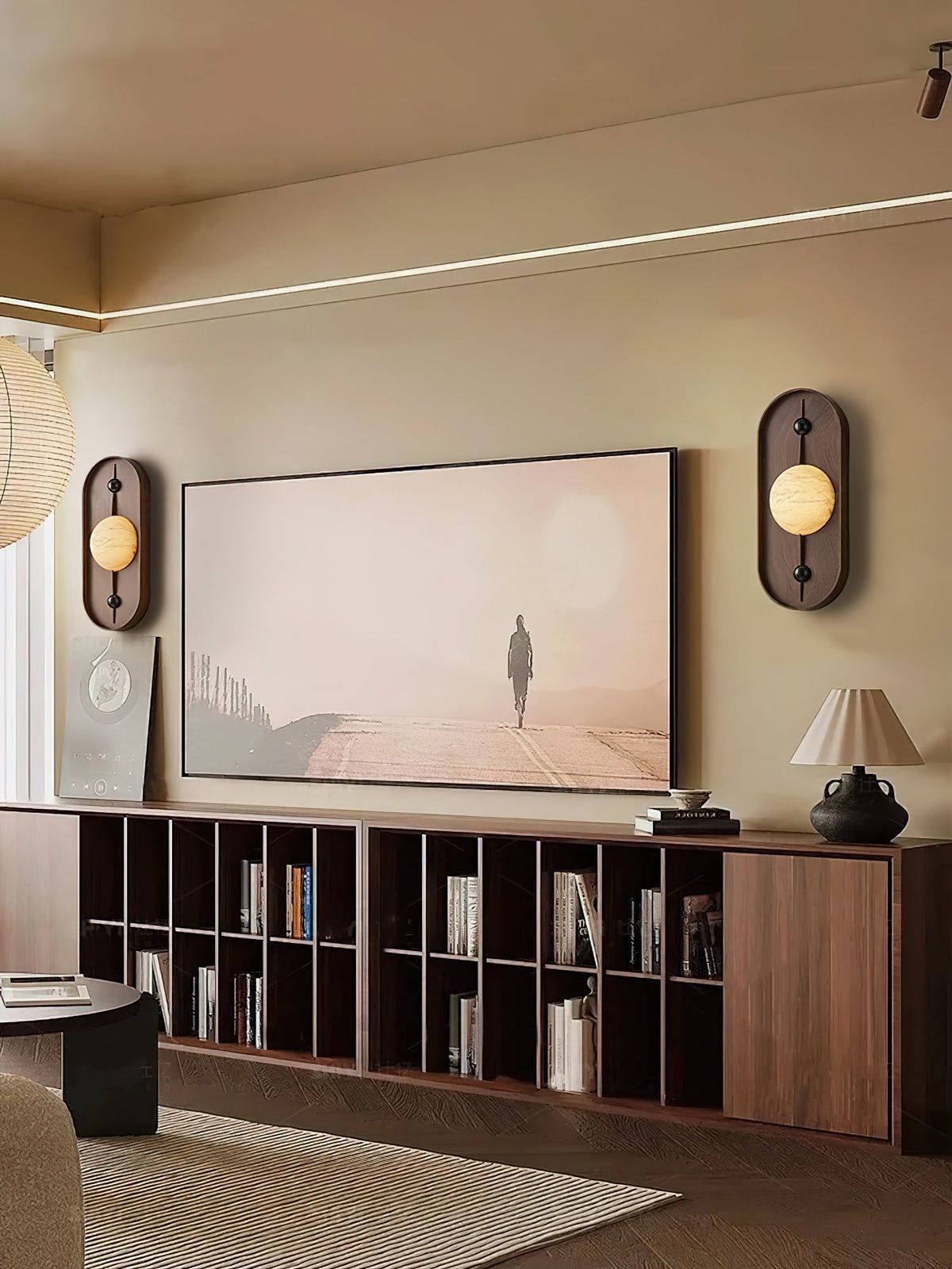 Bodhi aplique de pared en alabastro