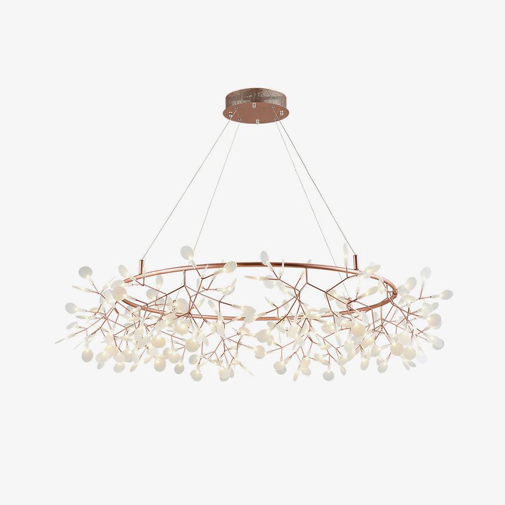 Muto Lámparas de araña Sputnik Art Deco Firefly Redondo Único Sala de Estar/Dormitorio