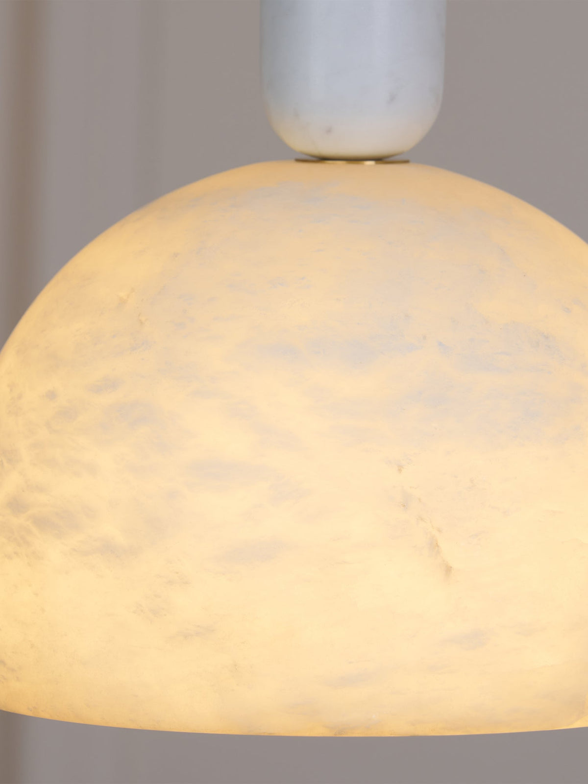 Leda lámpara colgante minimalista de alabastro