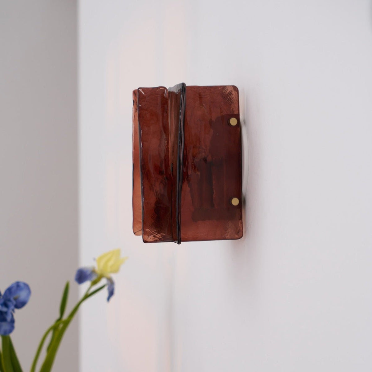 Solanic Aplique de Pared Vidrio Artístico Elegante