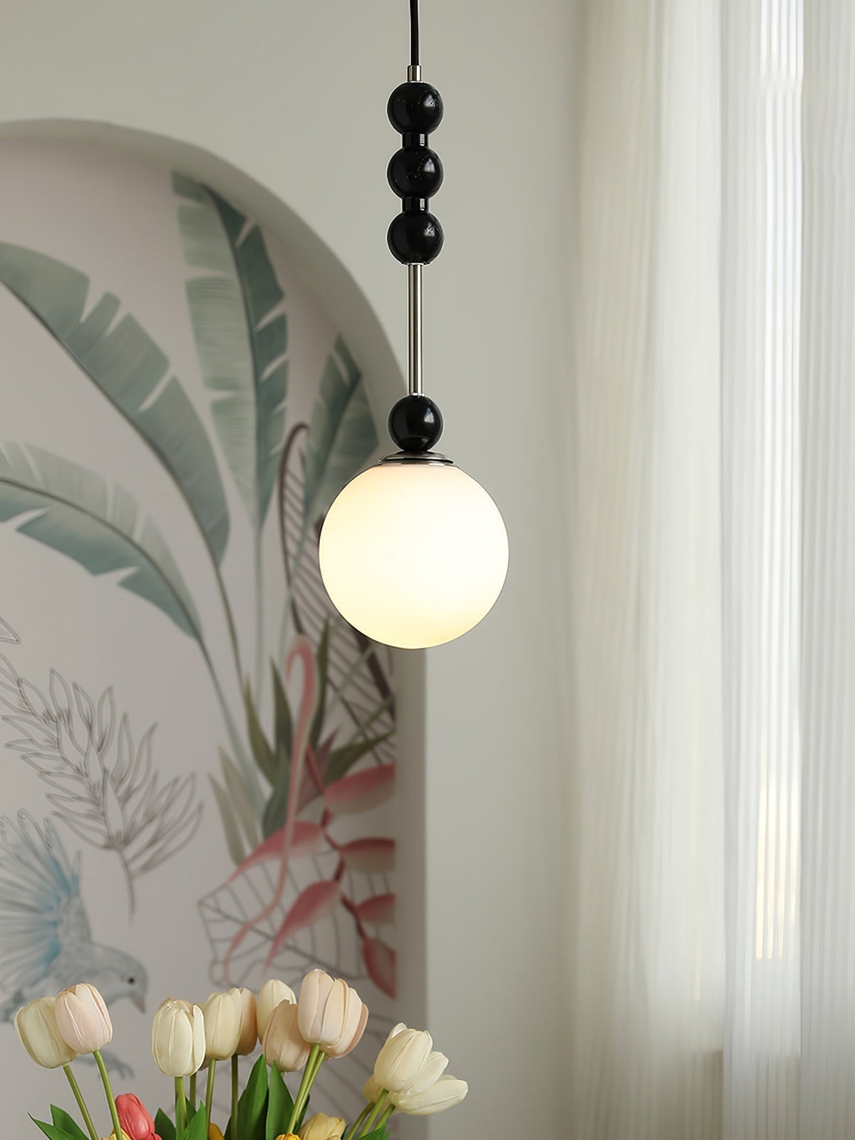Miraleth lámpara colgante minimalista de madera