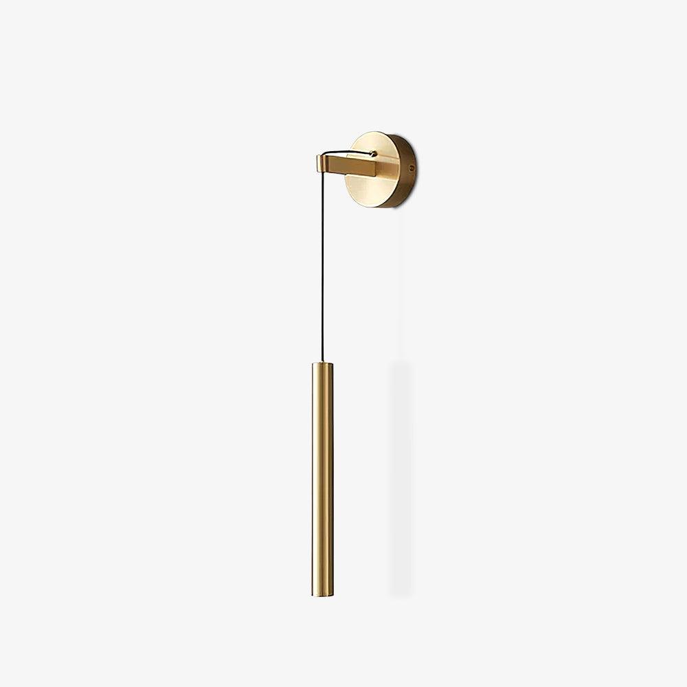 Loxley aplique de pared moderno minimalista lineal de latón