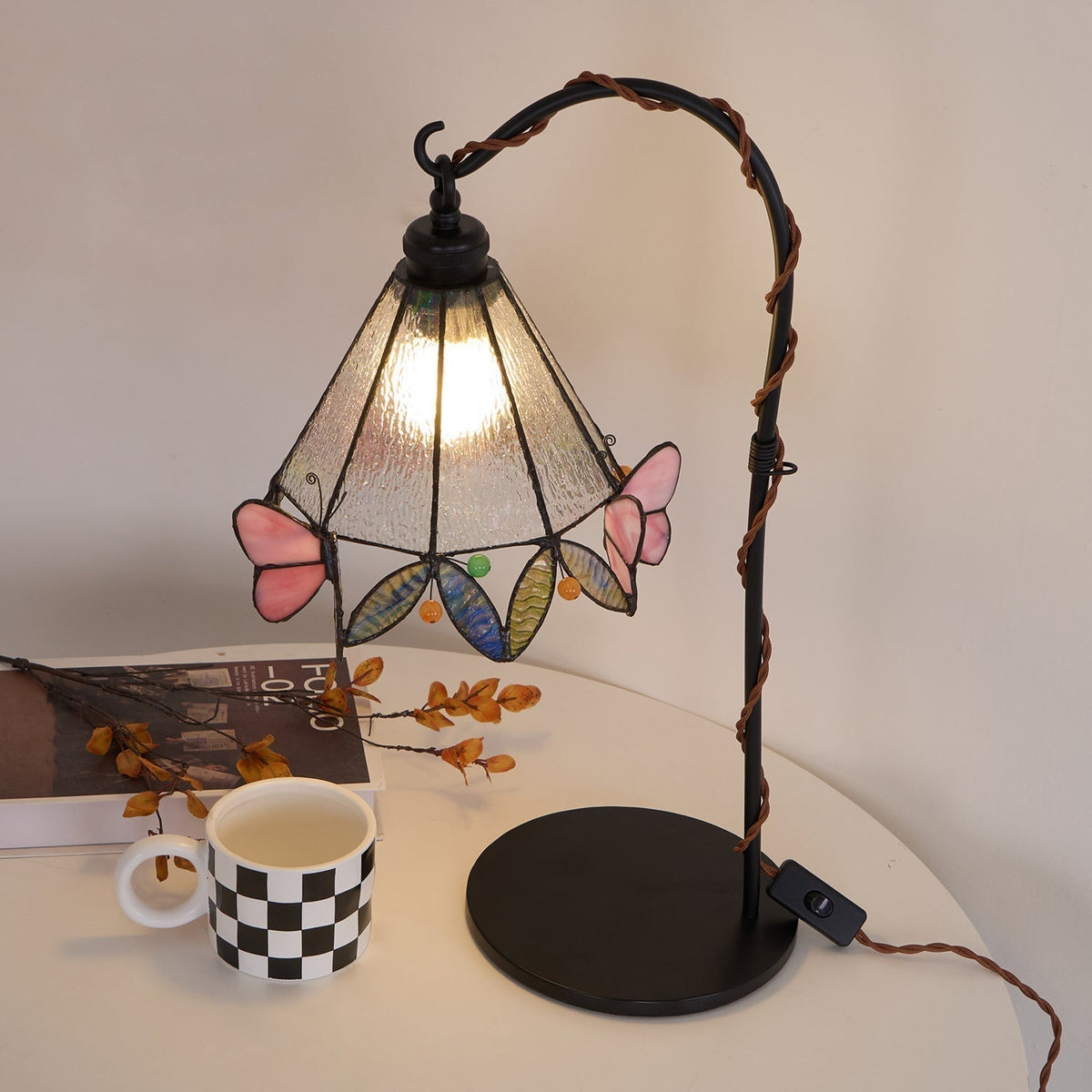 Teriirette lámpara de mesa