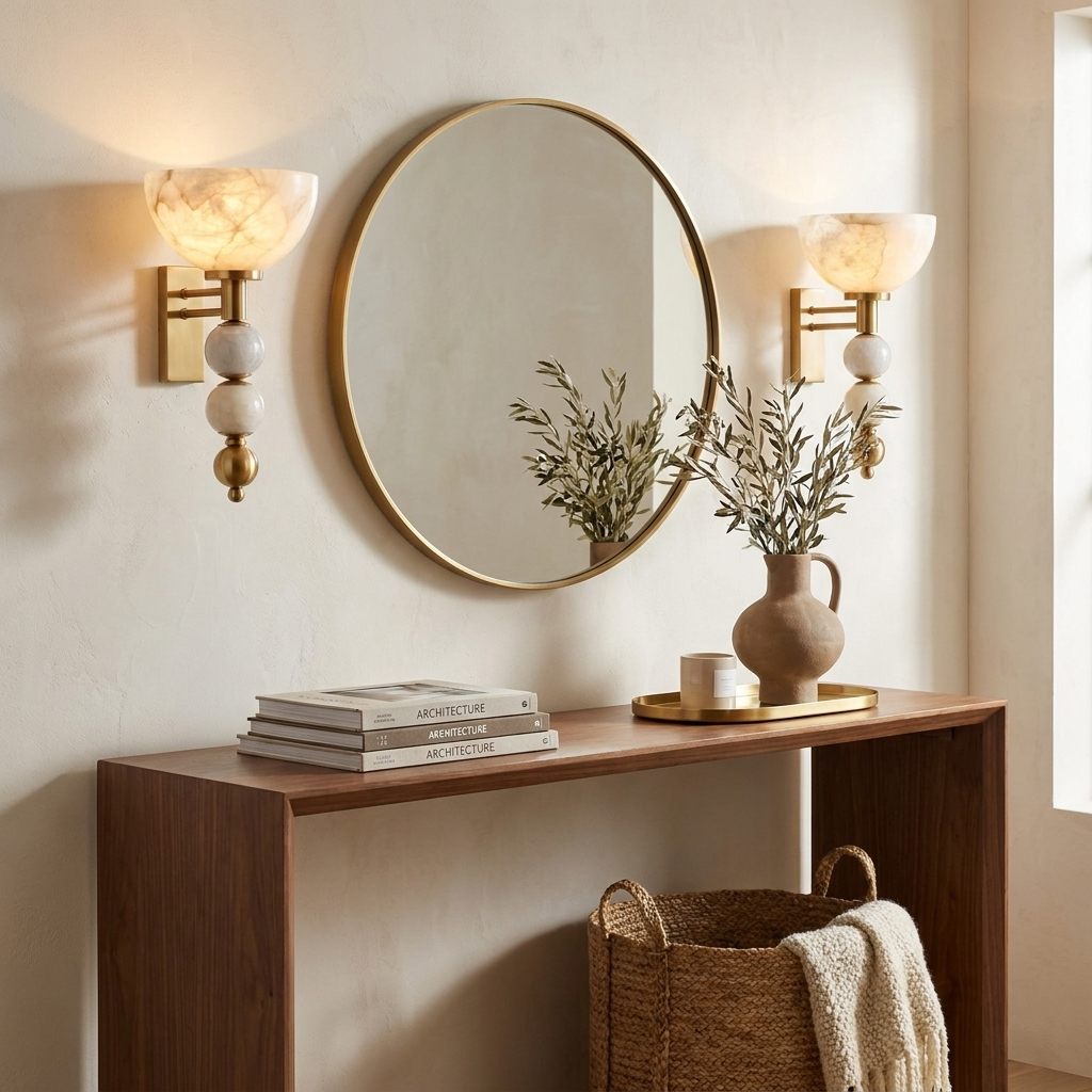 Aplique de alabastro Loxhurst