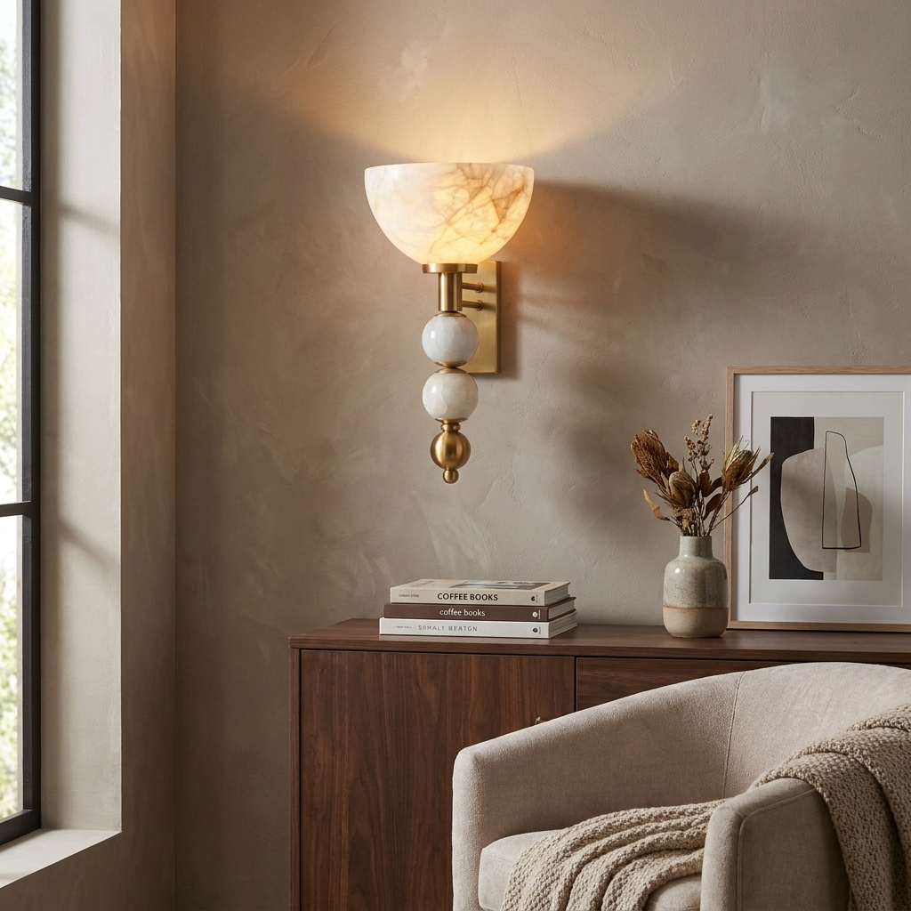Aplique de alabastro Loxhurst