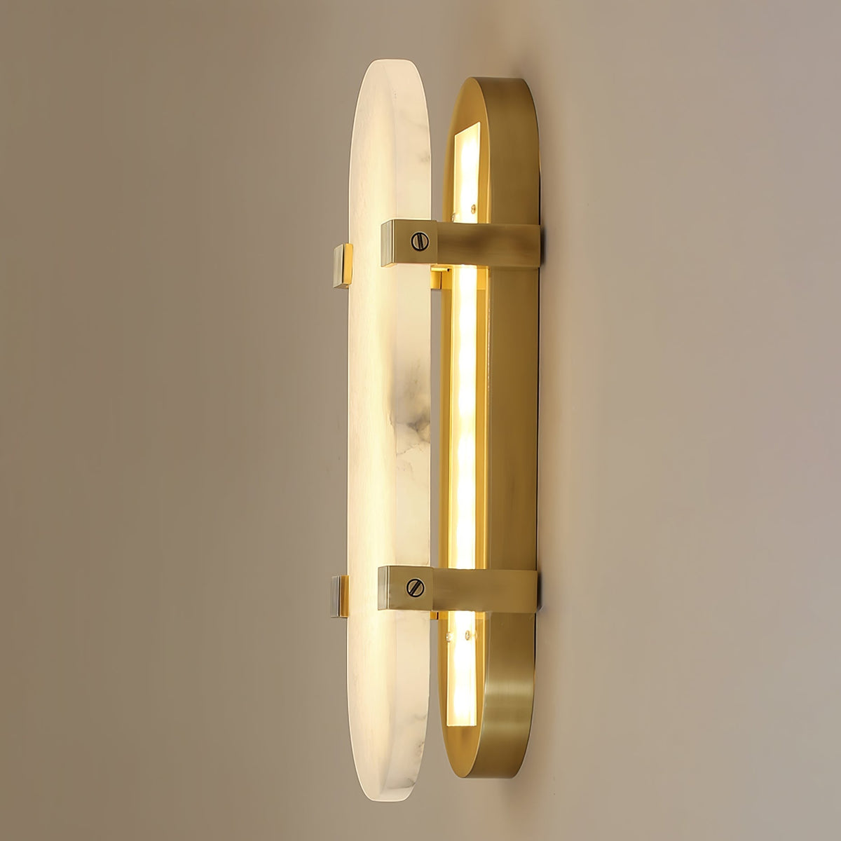 Nivanise aplique de pared moderno en alabastro