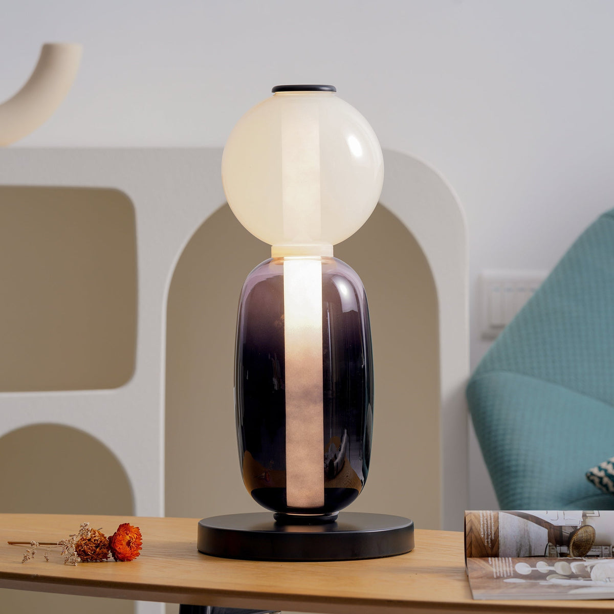 Rhovan lámpara de mesa moderna