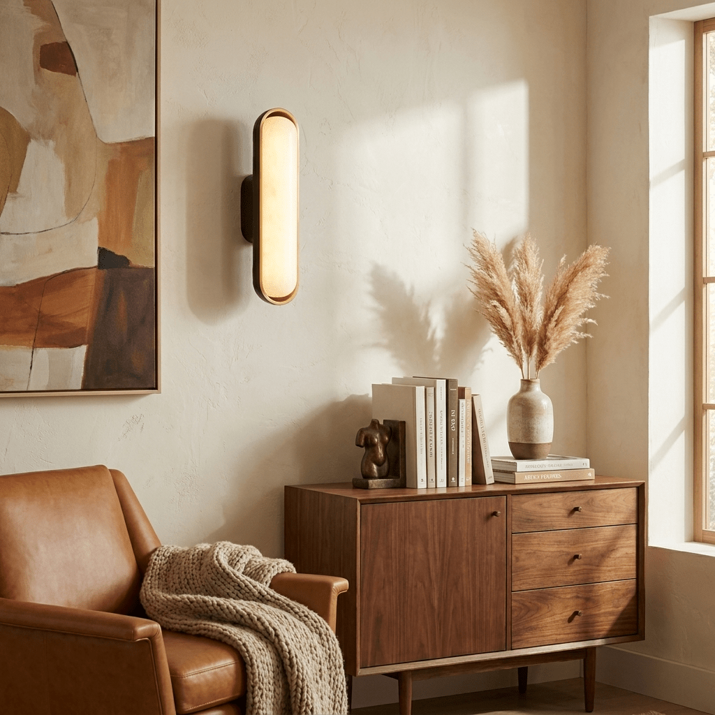 Vionelle aplique de pared alabastro