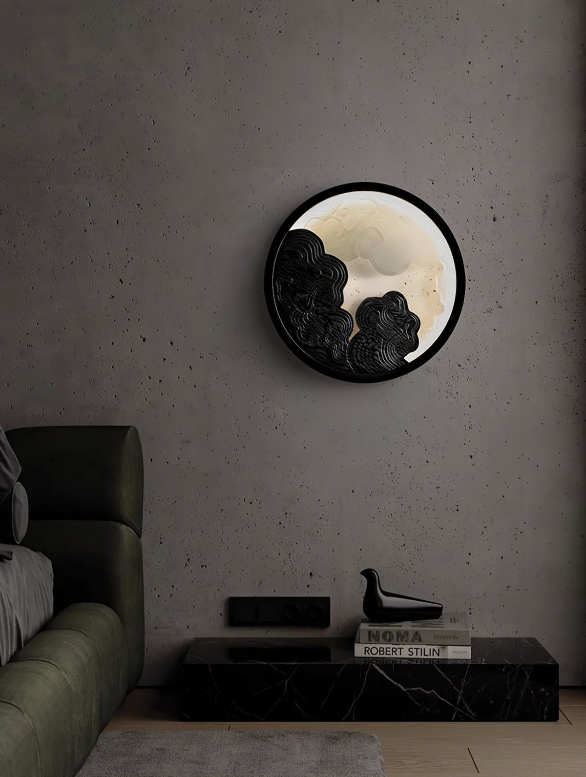 Grayson aplique de pared moderno de madera