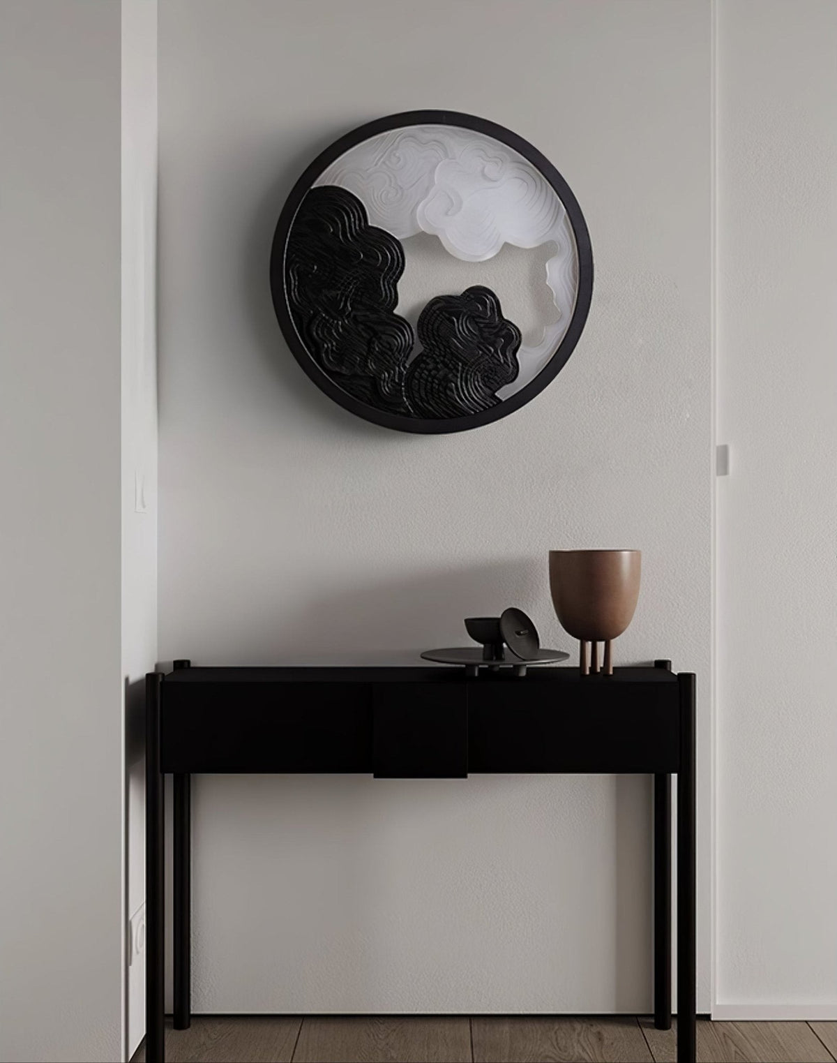 Grayson aplique de pared moderno de madera