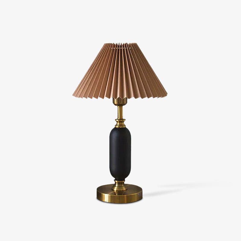 Aurmarila lámpara de mesa de tejido