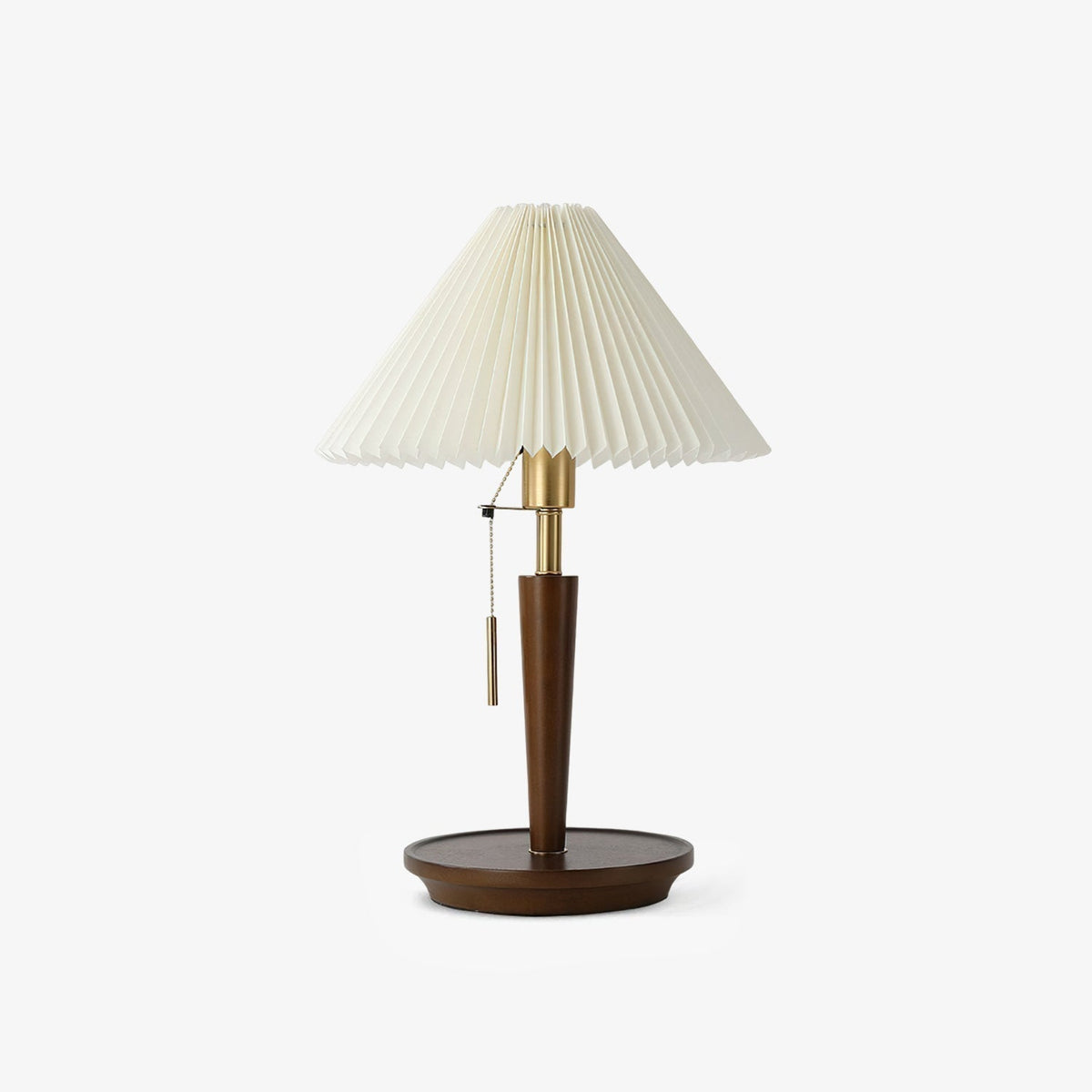 Novace lámpara de mesa de tejido y madera