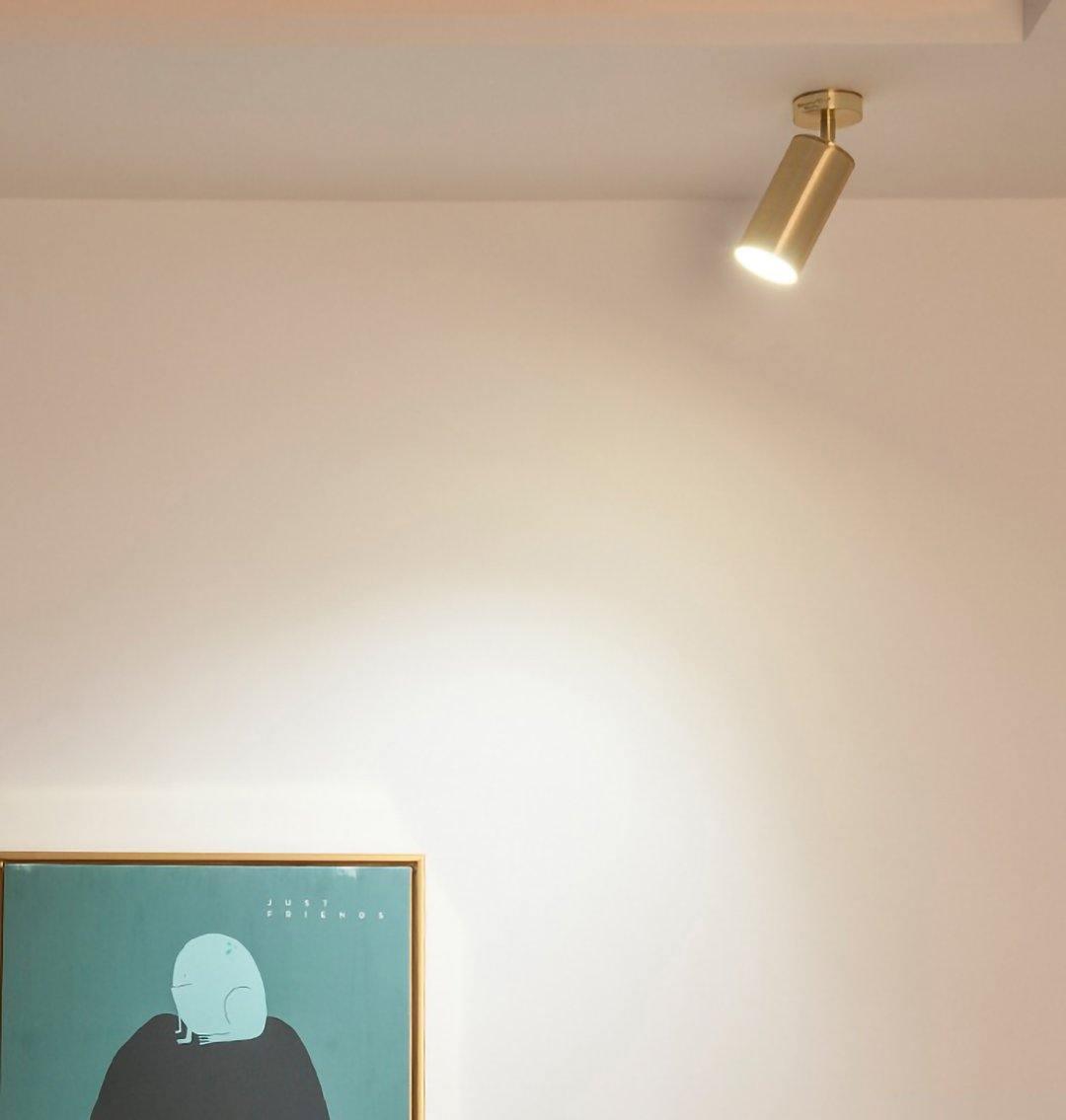 Grover aplique de pared rotatorio de latón