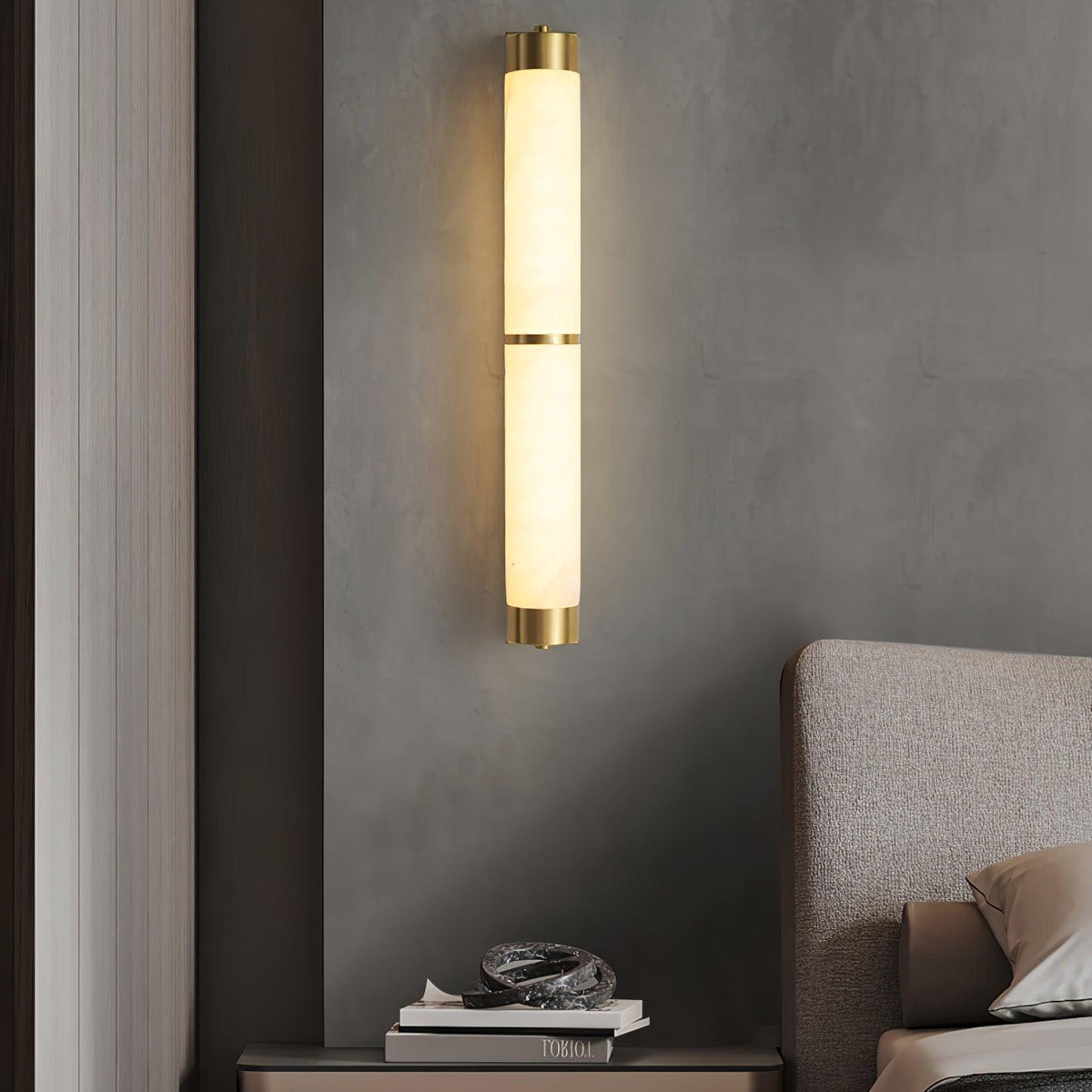 Albelise aplique de pared minimalista en alabastro