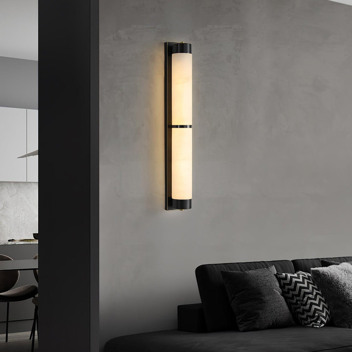 Albelise aplique de pared minimalista en alabastro