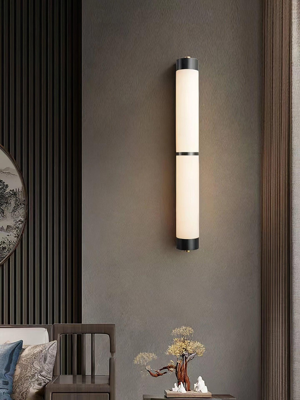 Albelise aplique de pared minimalista en alabastro