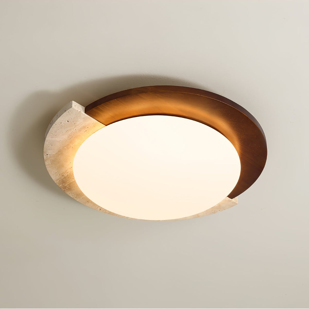 Ivnoran Luz de Techo Moderna de Travertino