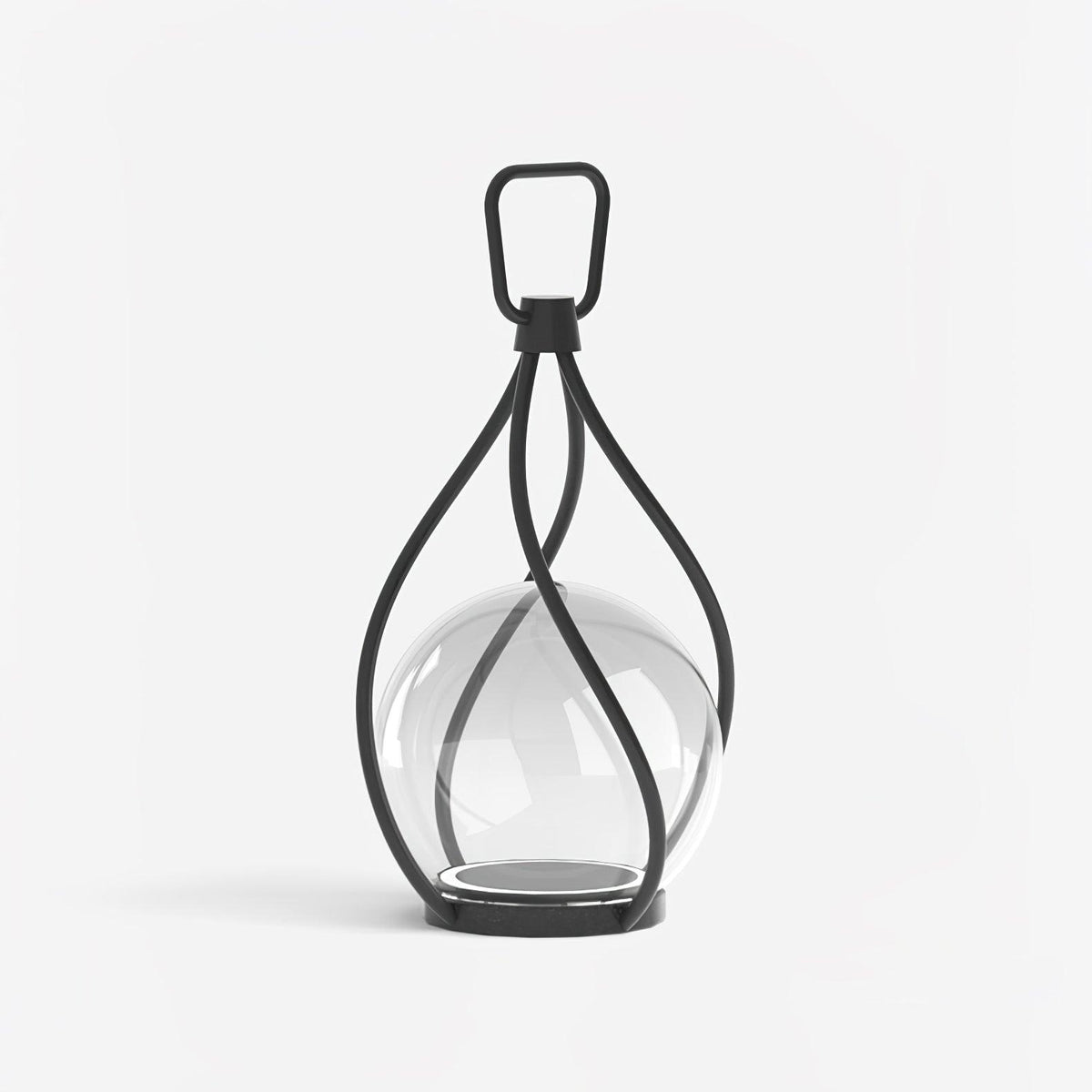 Emma lámpara de mesa minimalista de vidrio