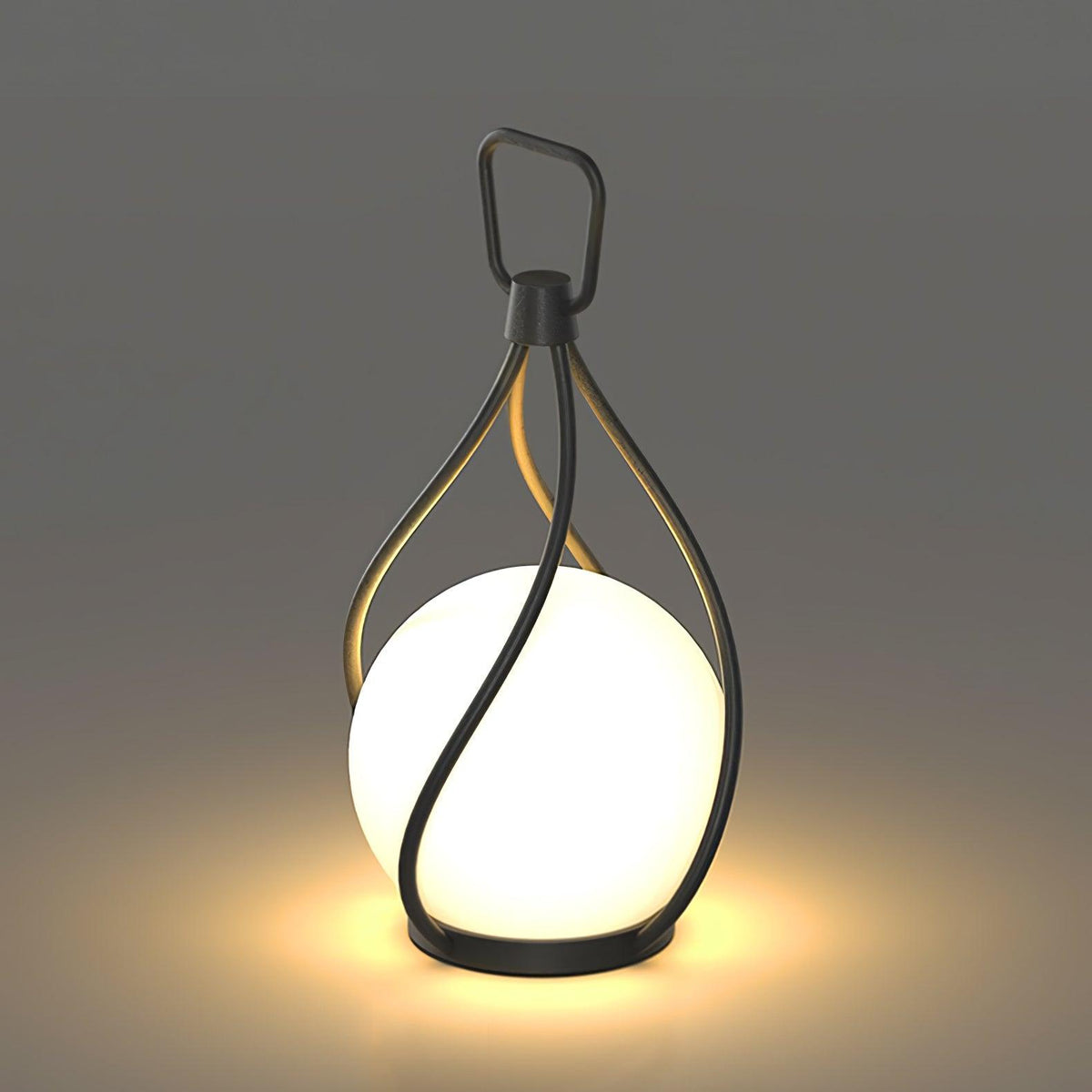Emma lámpara de mesa minimalista de vidrio