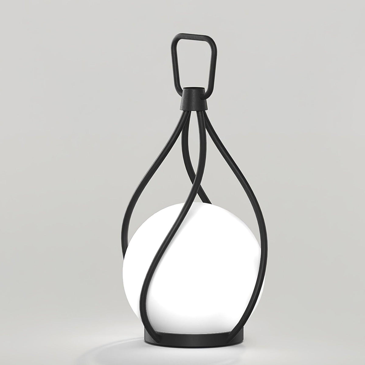 Emma lámpara de mesa minimalista de vidrio