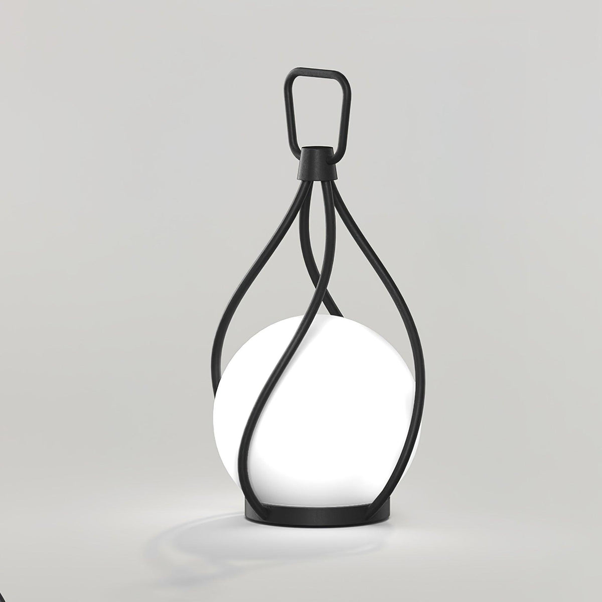 Emma lámpara de mesa minimalista de vidrio