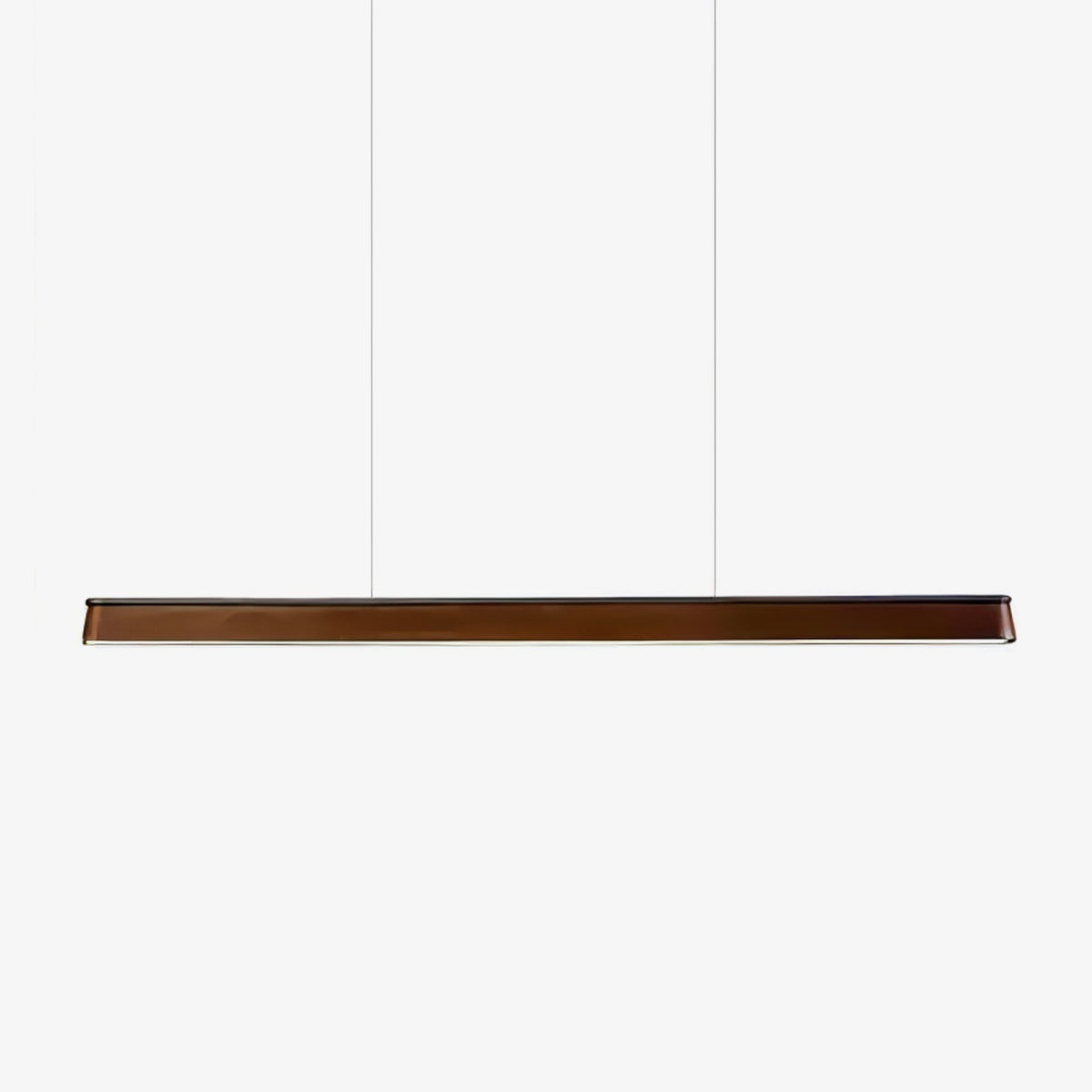 Zura lámpara colgante lineal de madera industrial