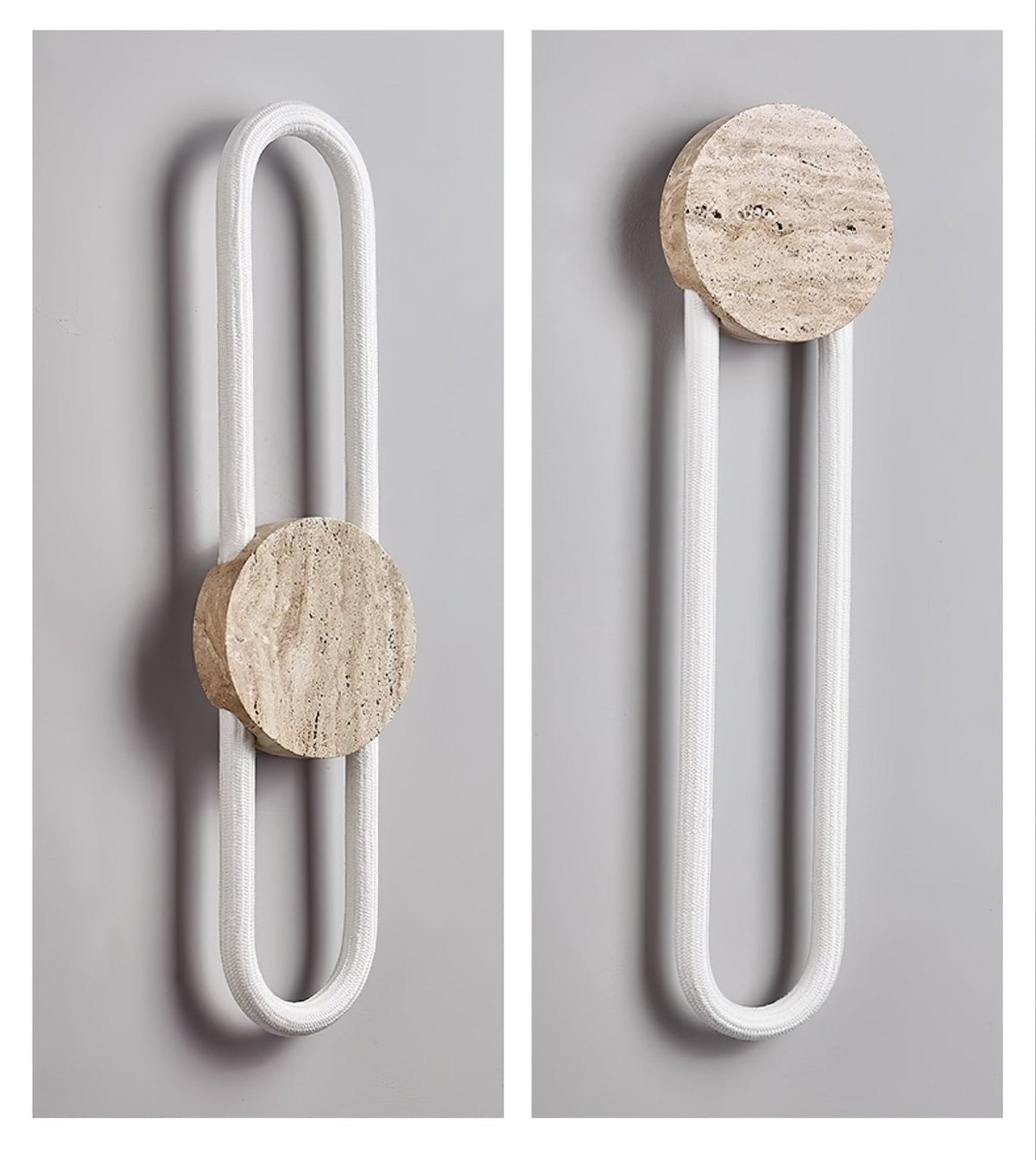 Mysolel aplique de pared travertino