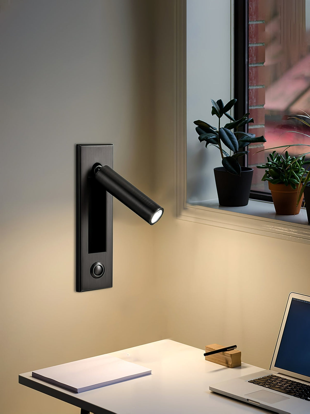 Velerelia aplique de pared enchufable para cama