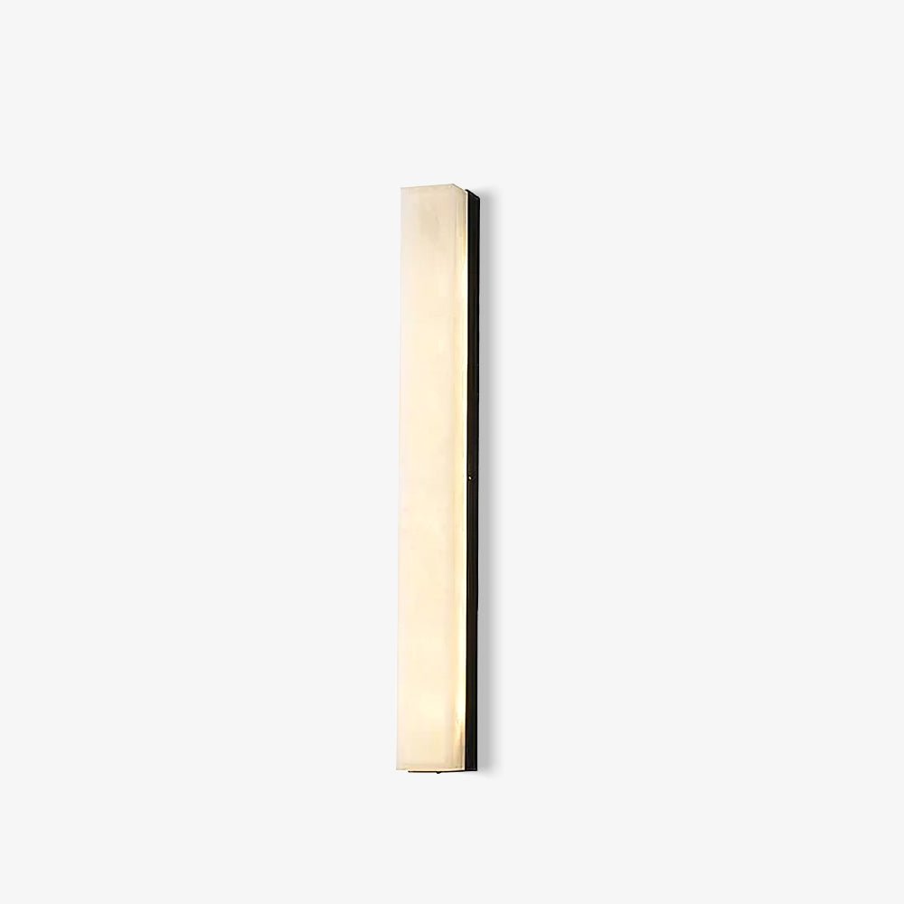 Nivearia aplique de pared minimalista alabastro rectangular