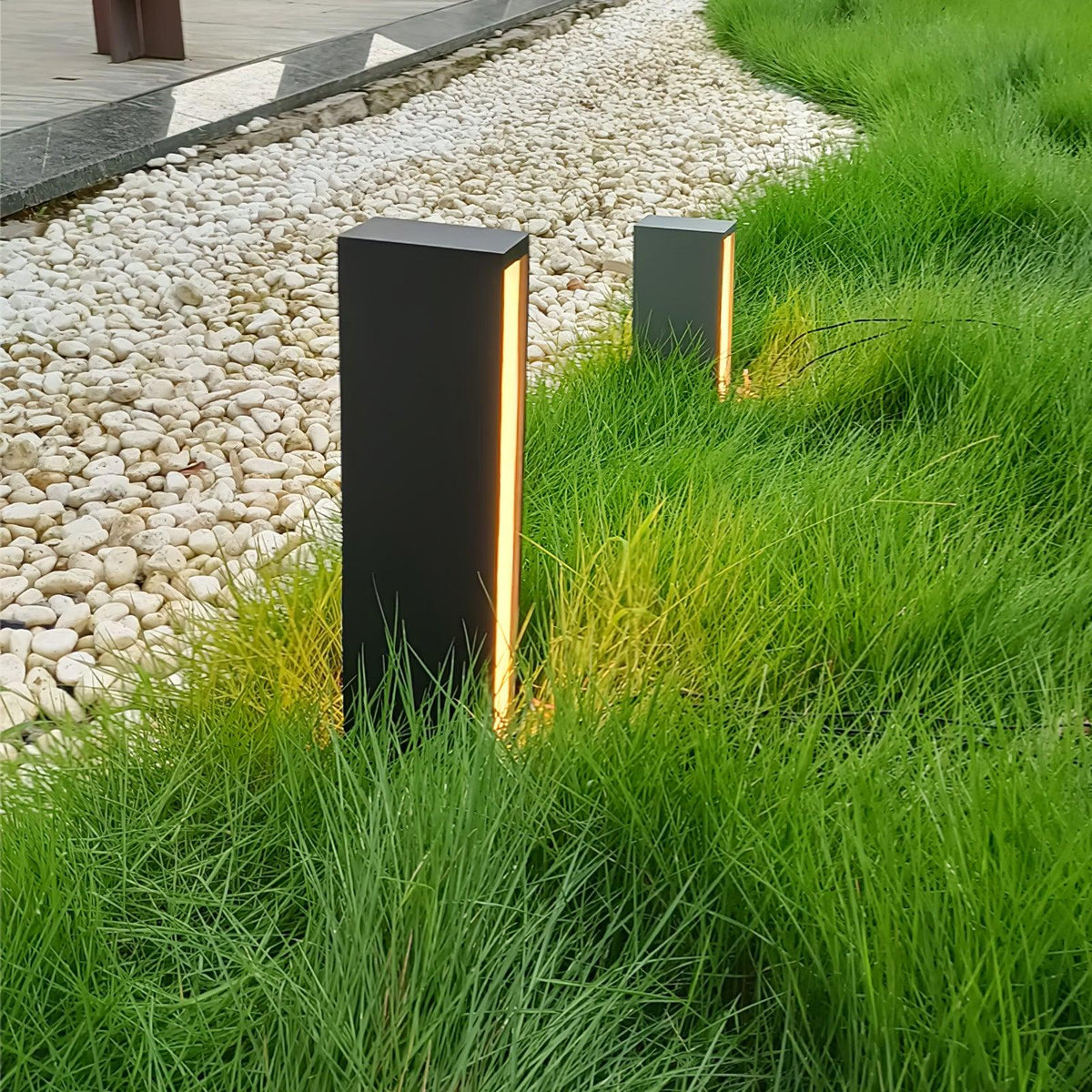 Ulzoril Lámpara de sendero minimalista de aluminio