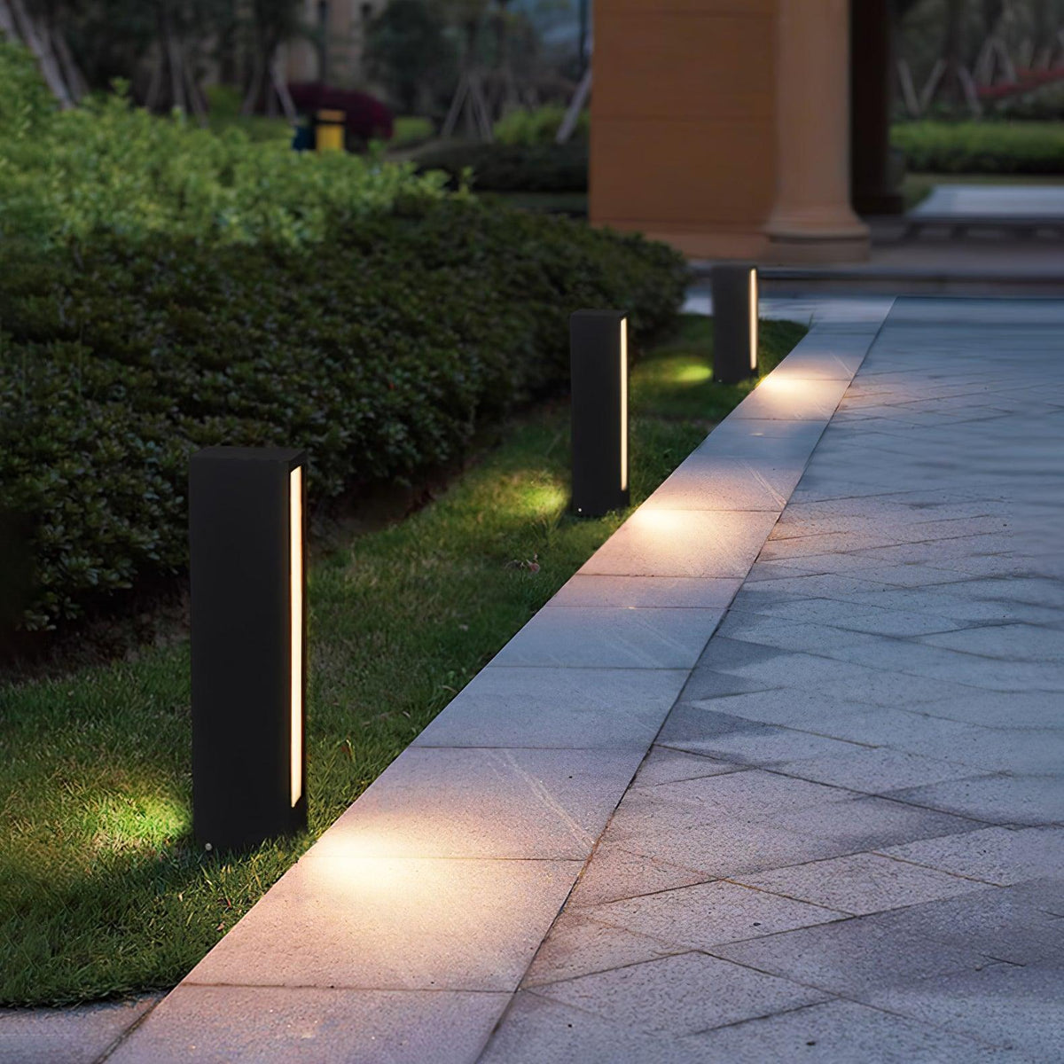 Ulzoril Lámpara de sendero minimalista de aluminio