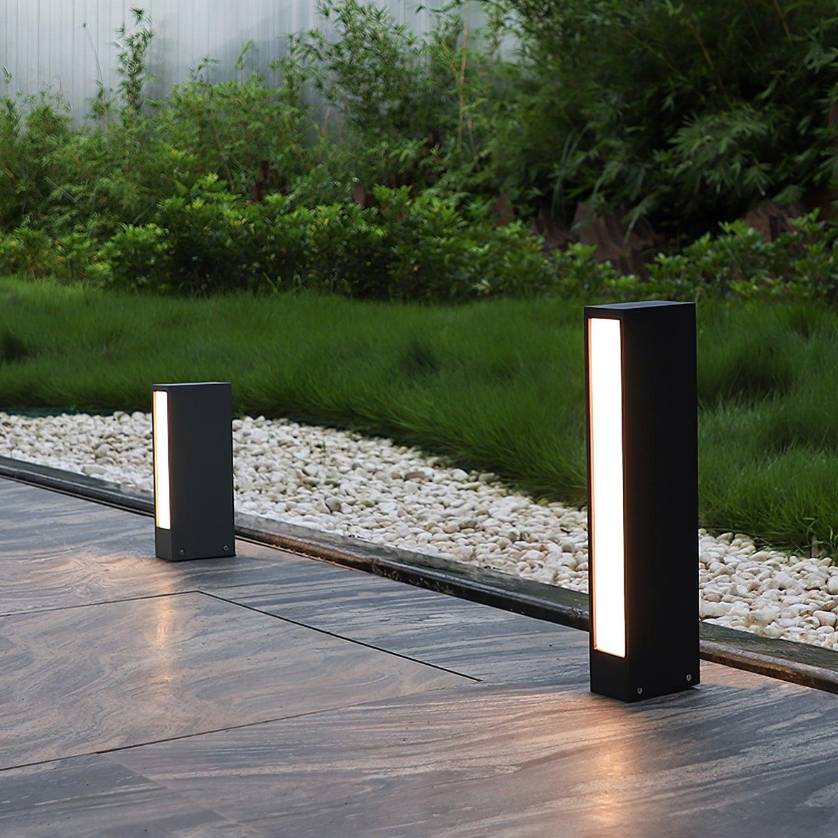 Ulzoril Lámpara de sendero minimalista de aluminio