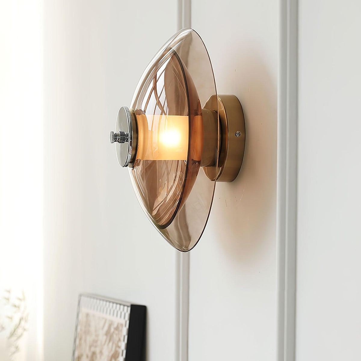 Vasolir aplique de pared Flying Saucer cromo