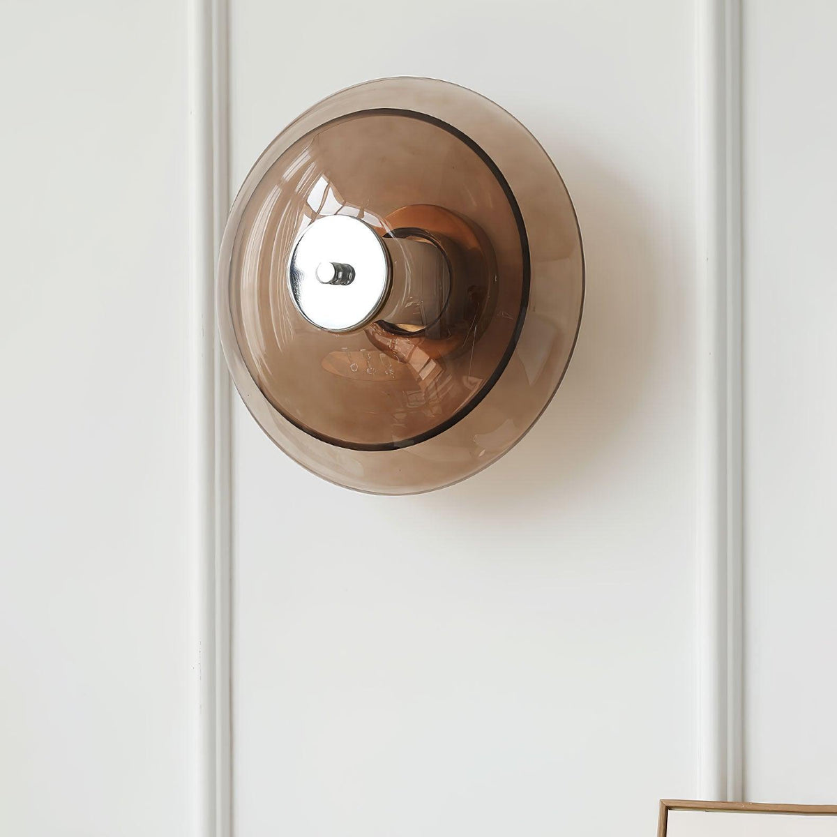Vasolir aplique de pared Flying Saucer cromo