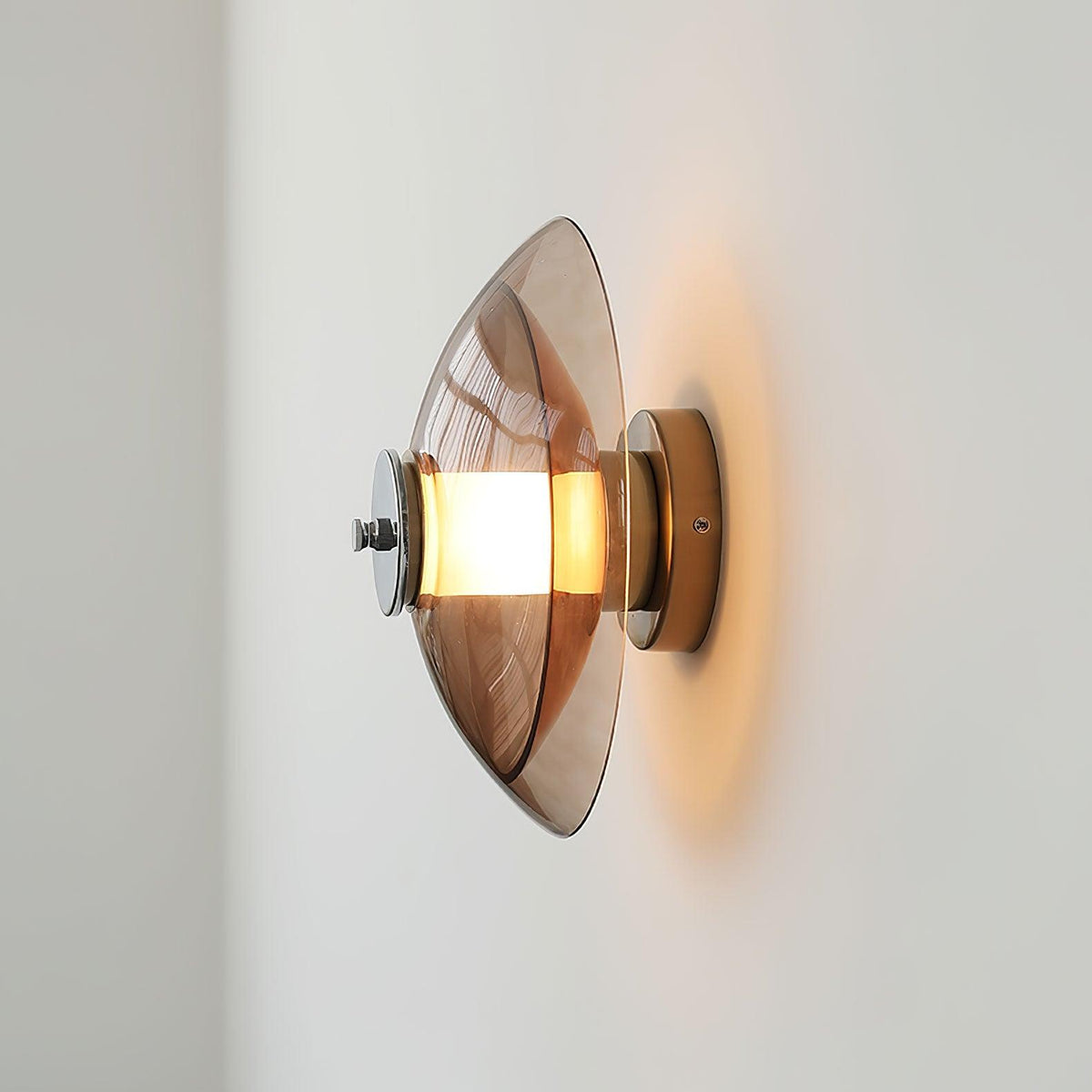 Vasolir aplique de pared Flying Saucer cromo