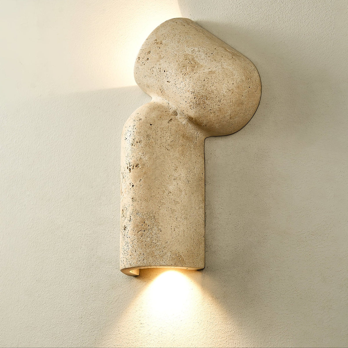 Valoreth aplique de pared travertino
