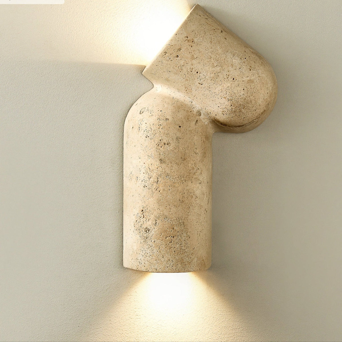 Valoreth aplique de pared travertino