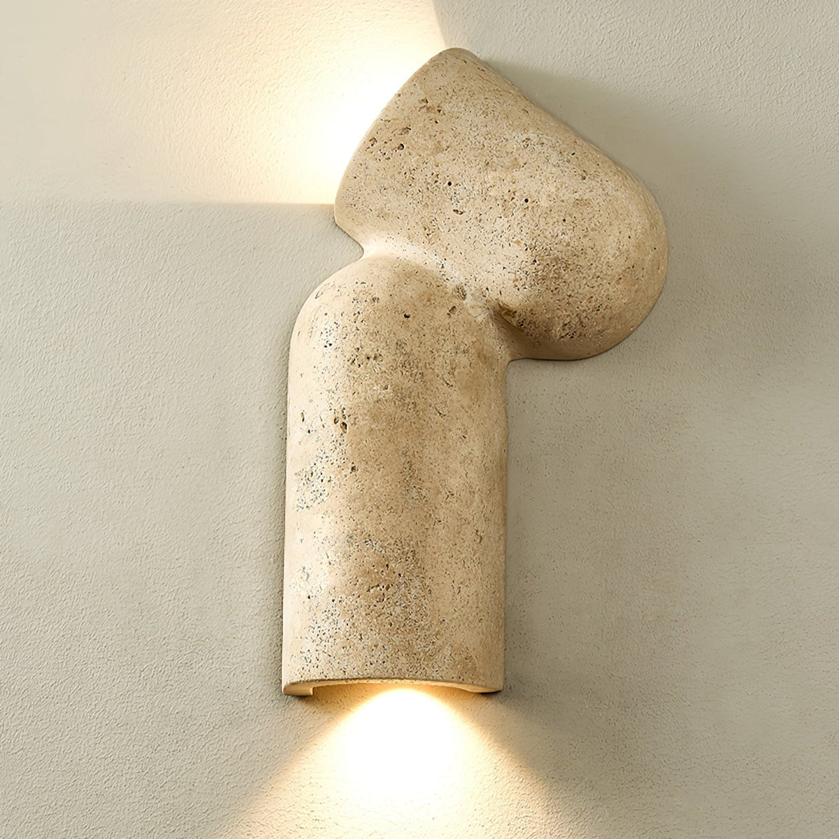 Valoreth aplique de pared travertino