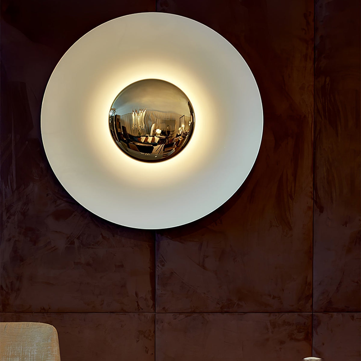 Xevan aplique de pared elegancia Simplicity resplandor