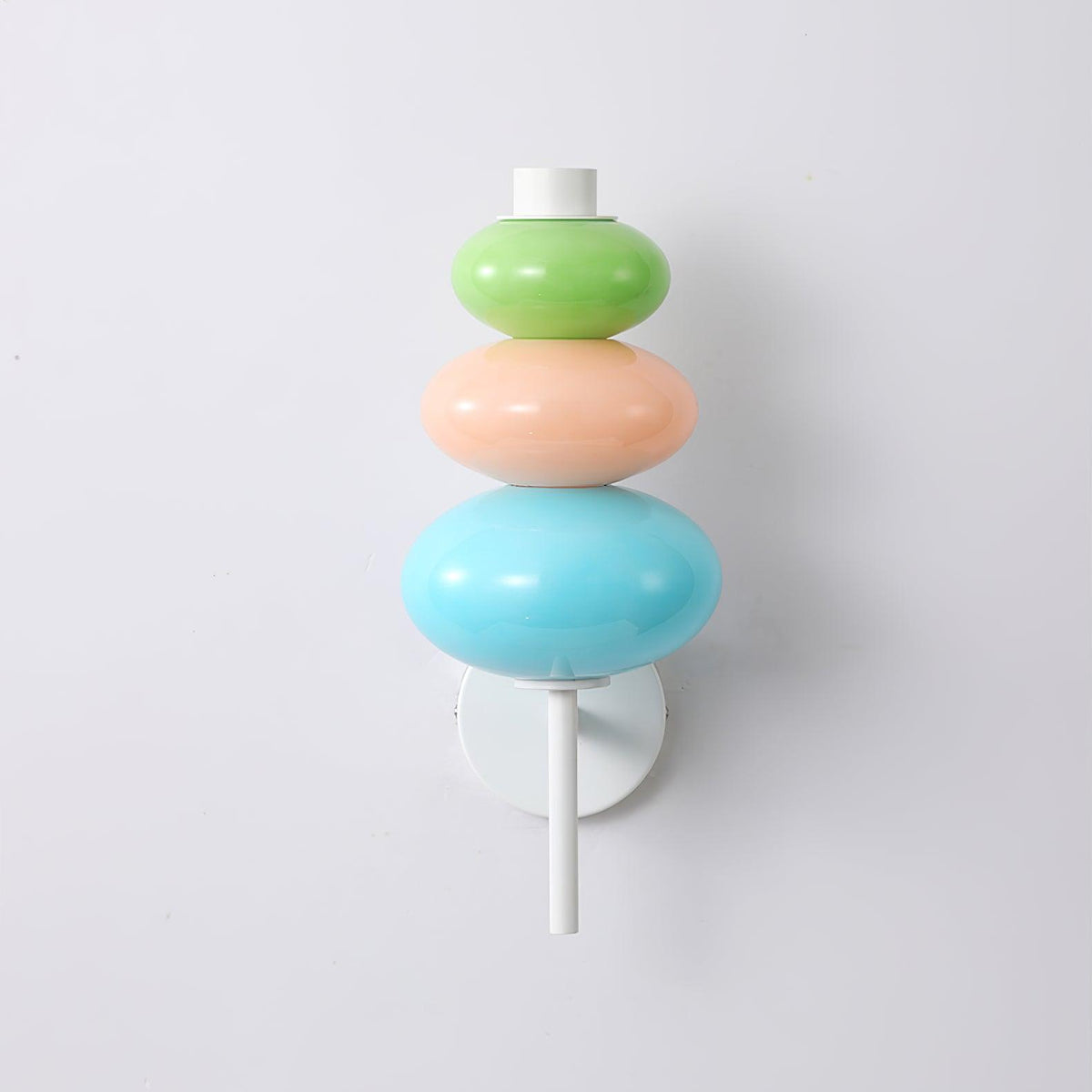Pebble aplique de pared moderno de vidrio