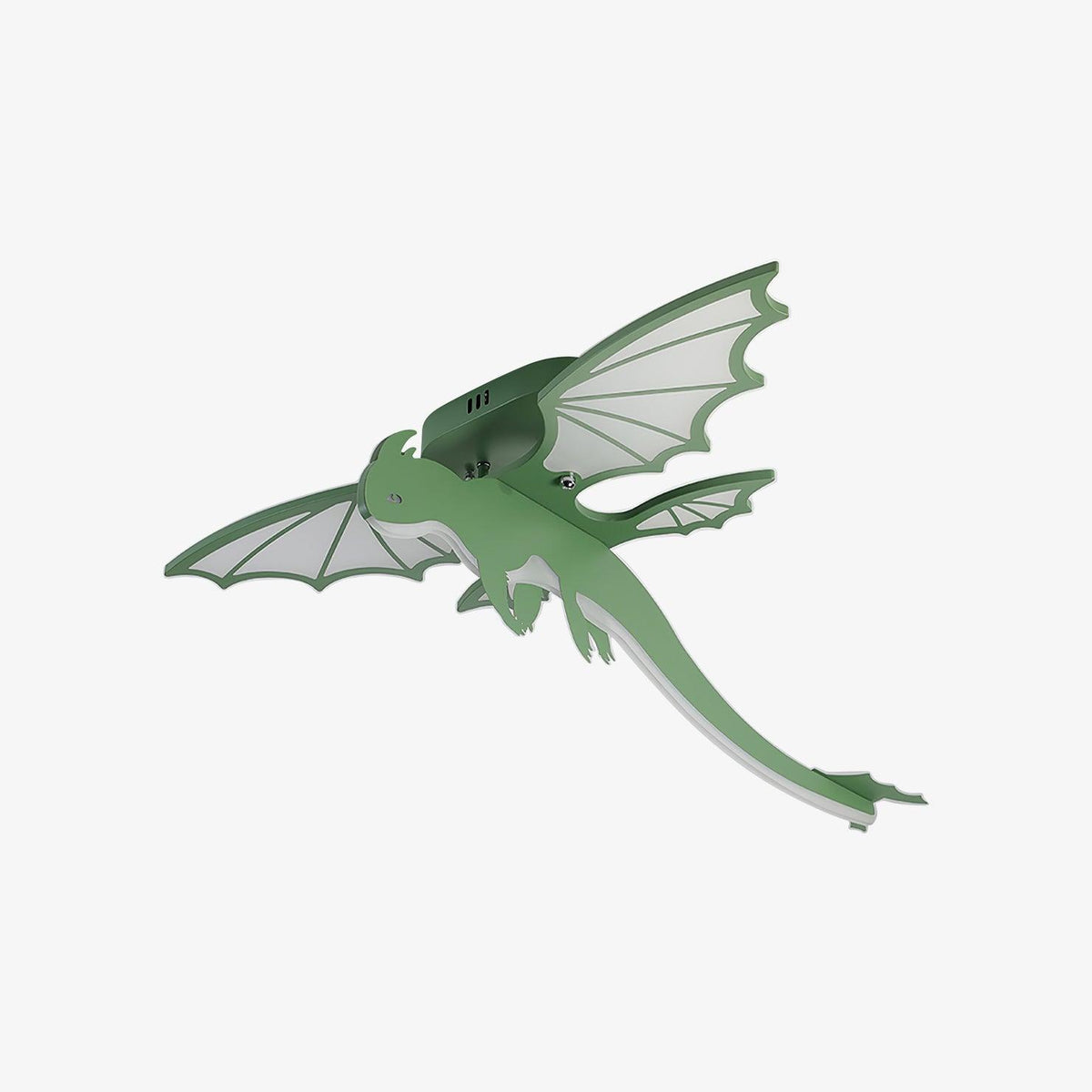 Miriora lámpara de techo verde Dinosaur LED