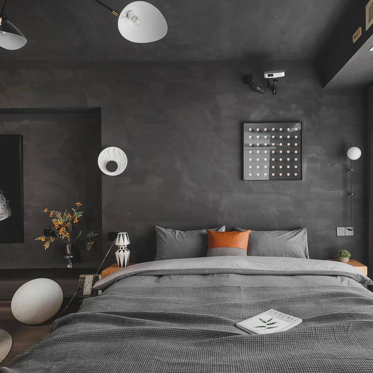 Byers Wall Lamp Round Resin