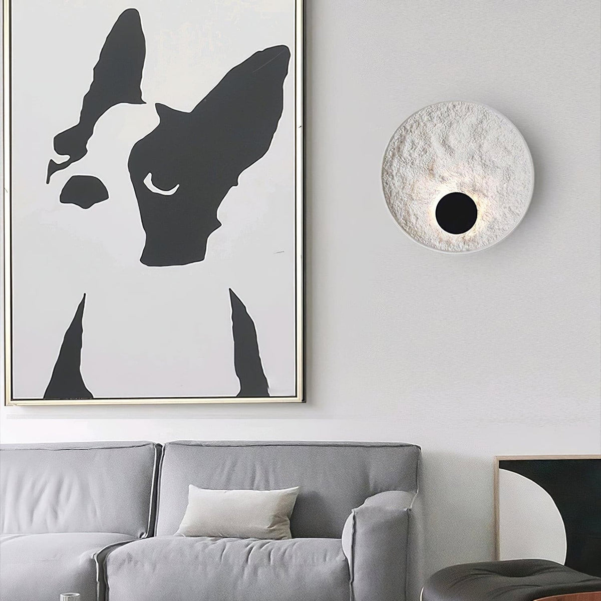 Byers Wall Lamp Round Resin