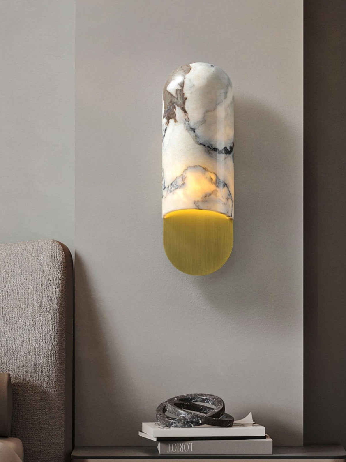 Elaisira aplique de pared con acabado elegante