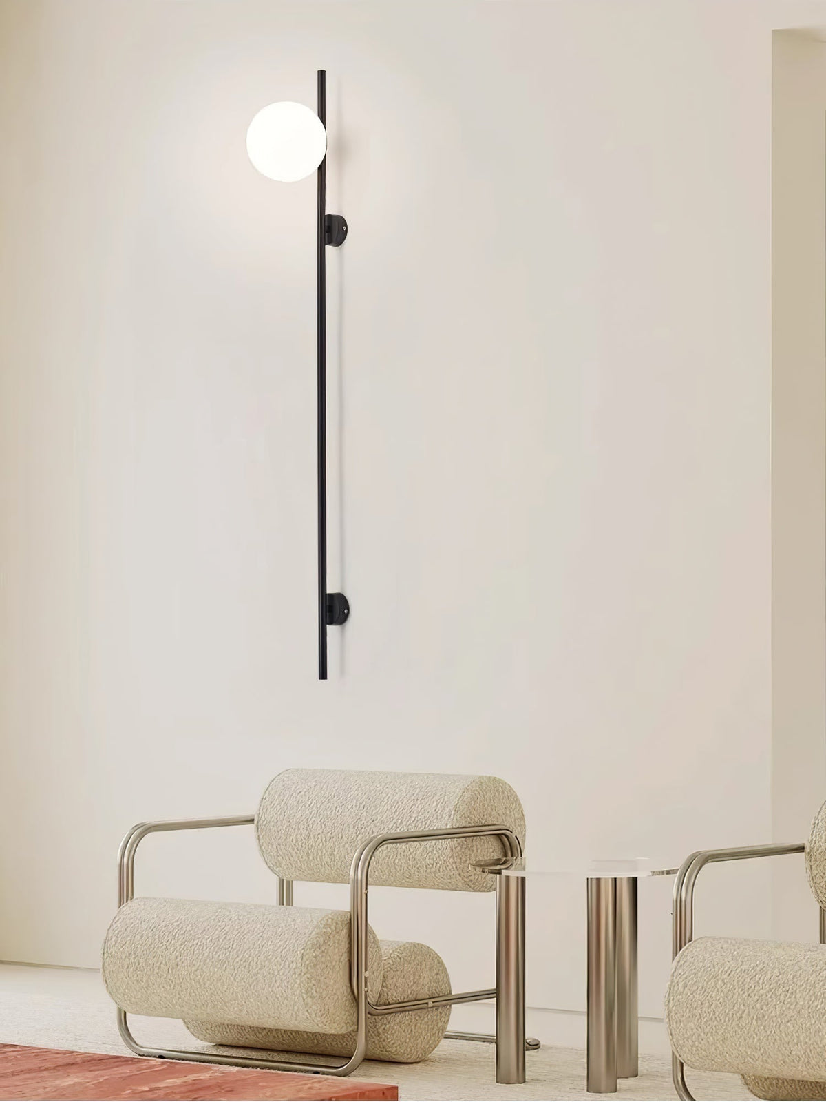 Evshaora aplique de pared moderno minimalista de vidrio