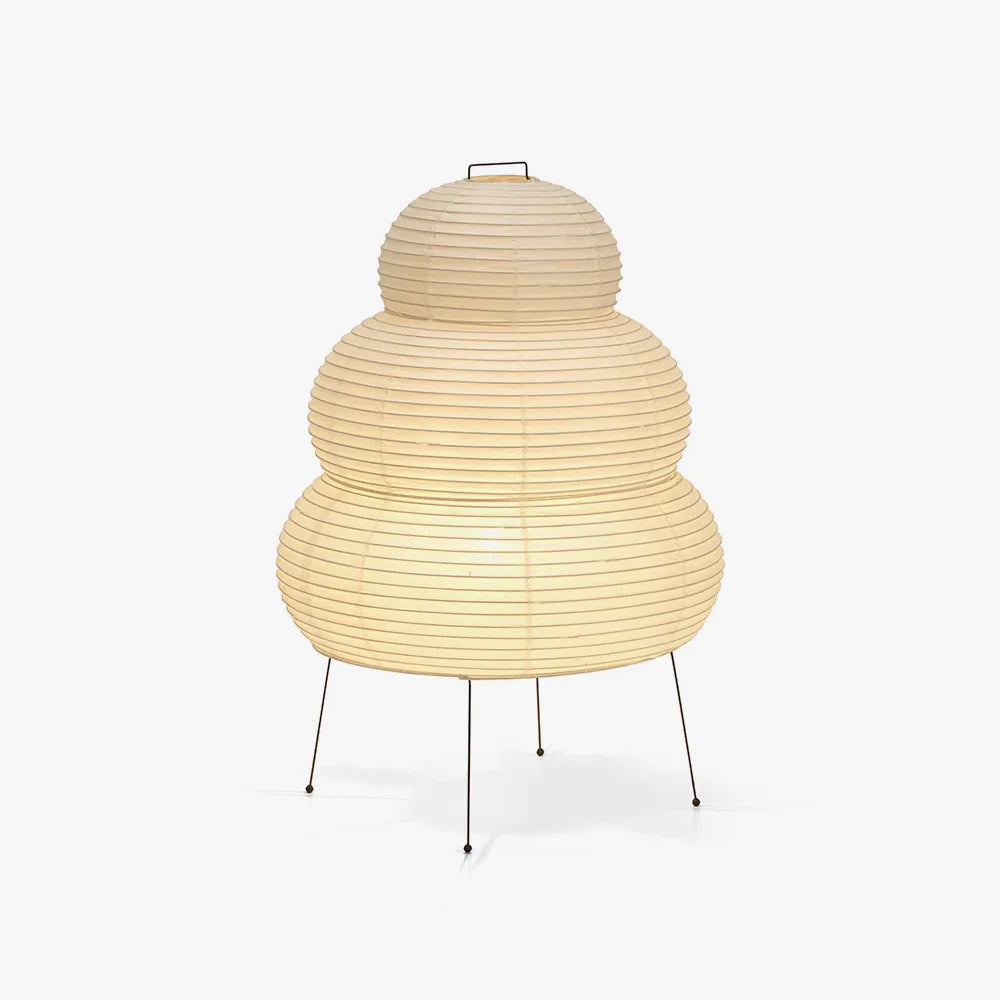 Tranquilux lámpara de mesa de papel inspirada en Japón