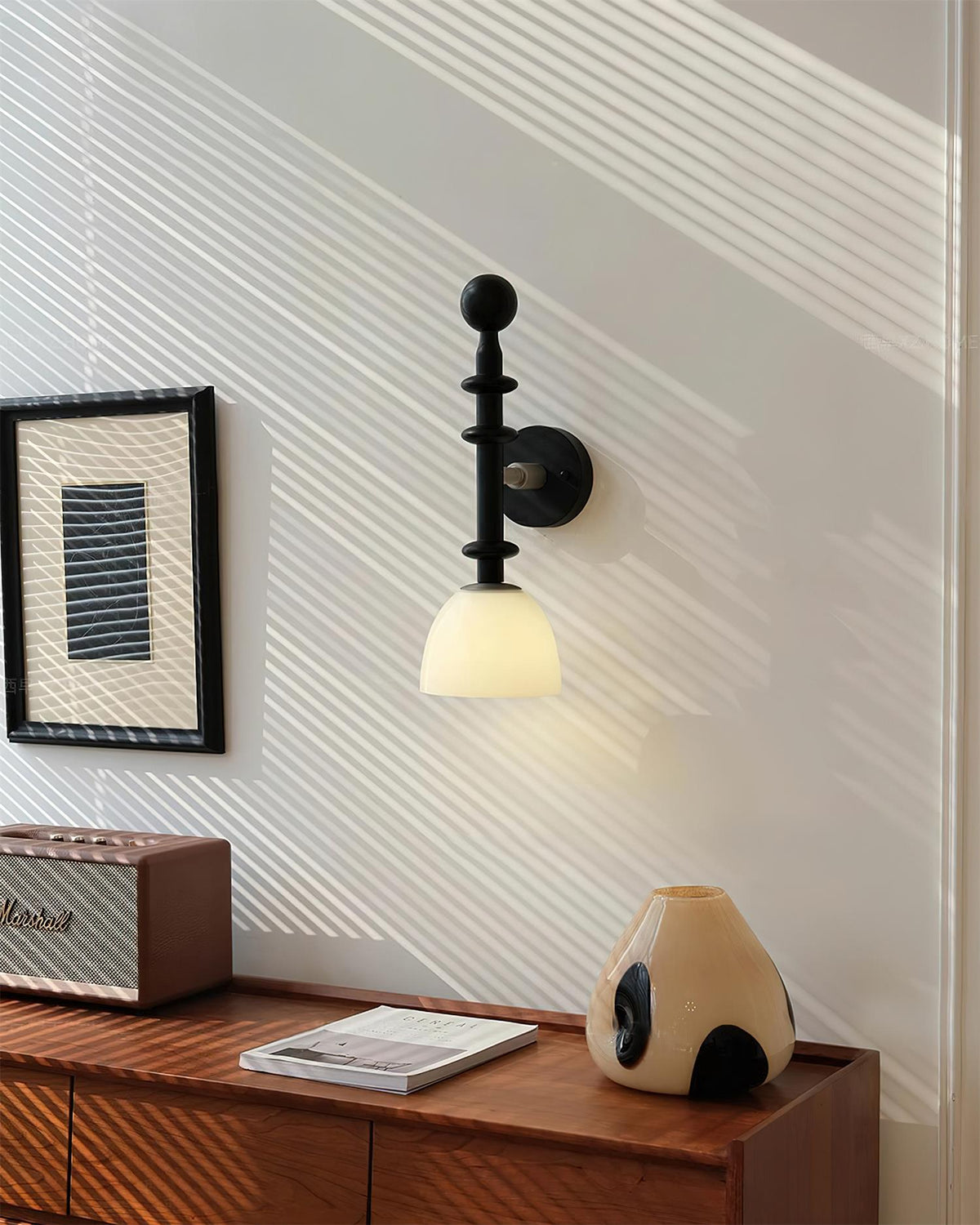 Aldorelia aplique de pared moderno de madera