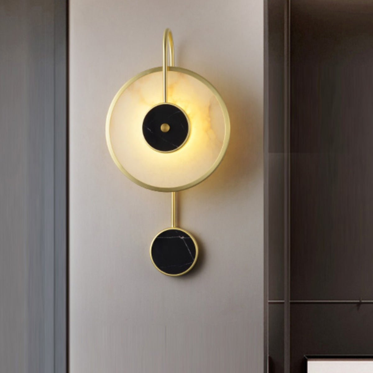 Merdin aplique de pared alabastro