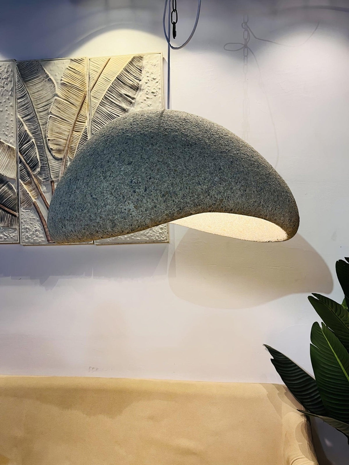 Tsukiyo lámpara colgante Wabi-Sabi nube