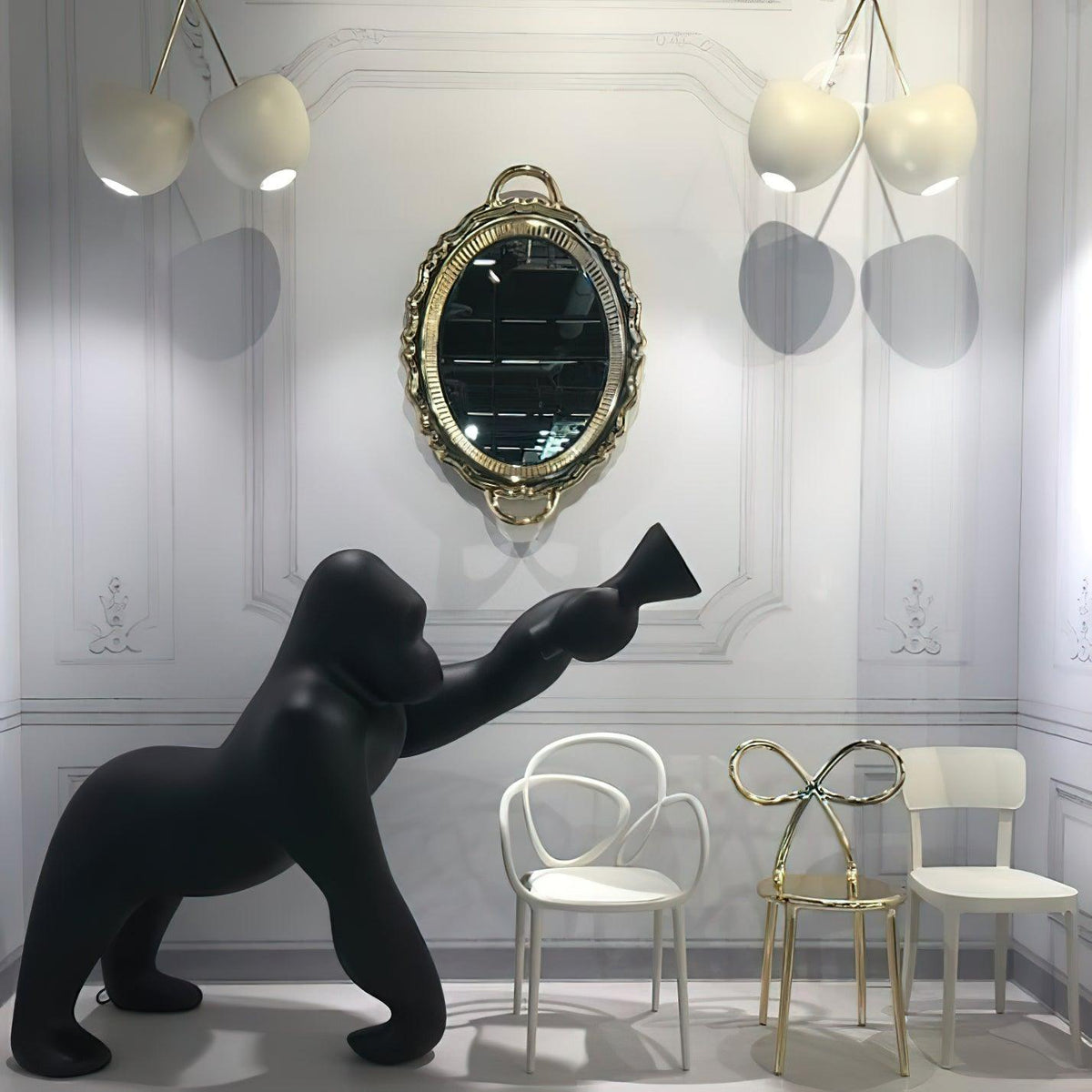 Gorilla lámpara de pie